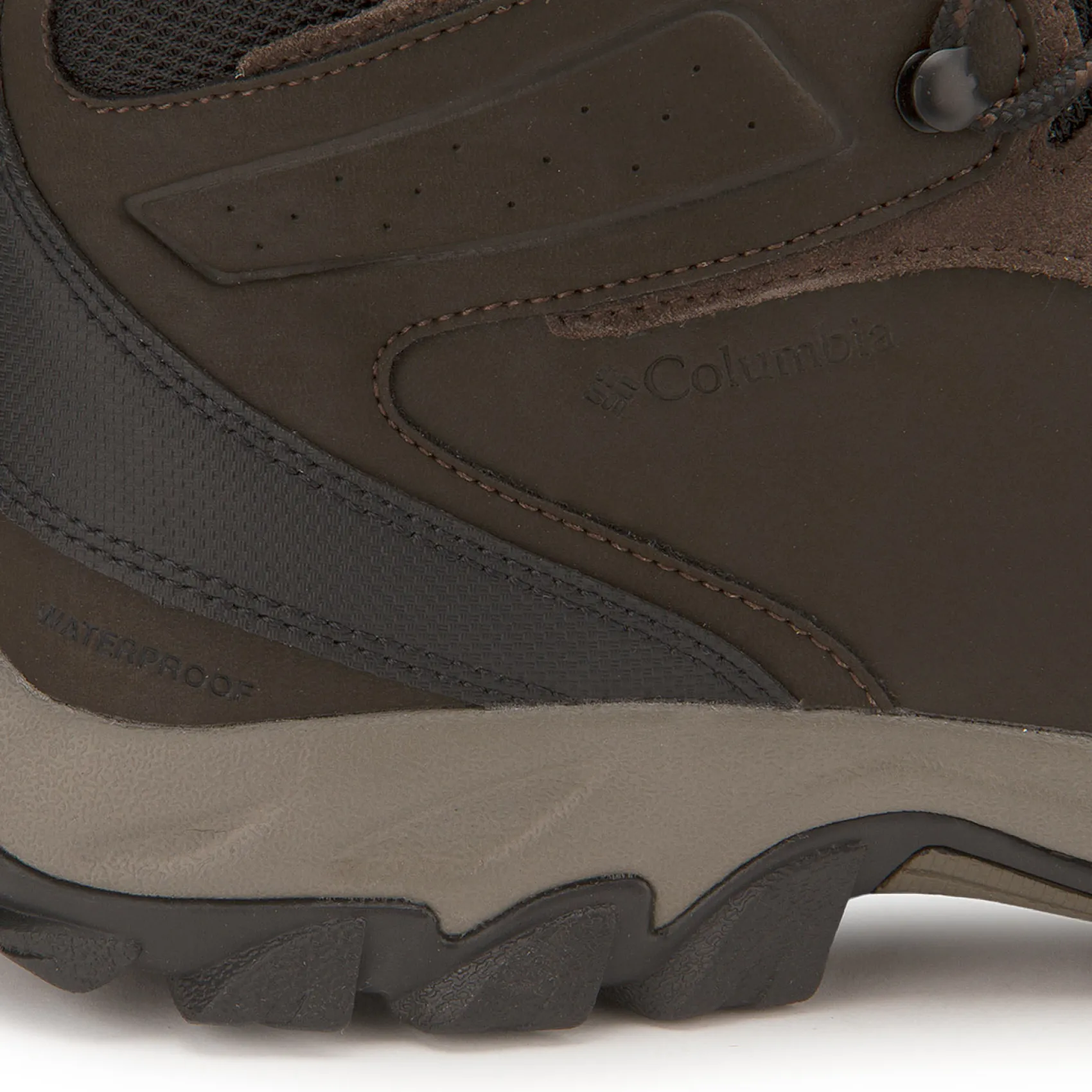 Stiefeletten|Schnürschuhe|Columbia Trekking-Schuh in Übergrößen Braun