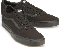Sneaker|Leinenschuhe|vans Sneaker in Übergrößen Schwarz