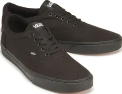 Sneaker|Leinenschuhe|vans Sneaker in Übergrößen Schwarz