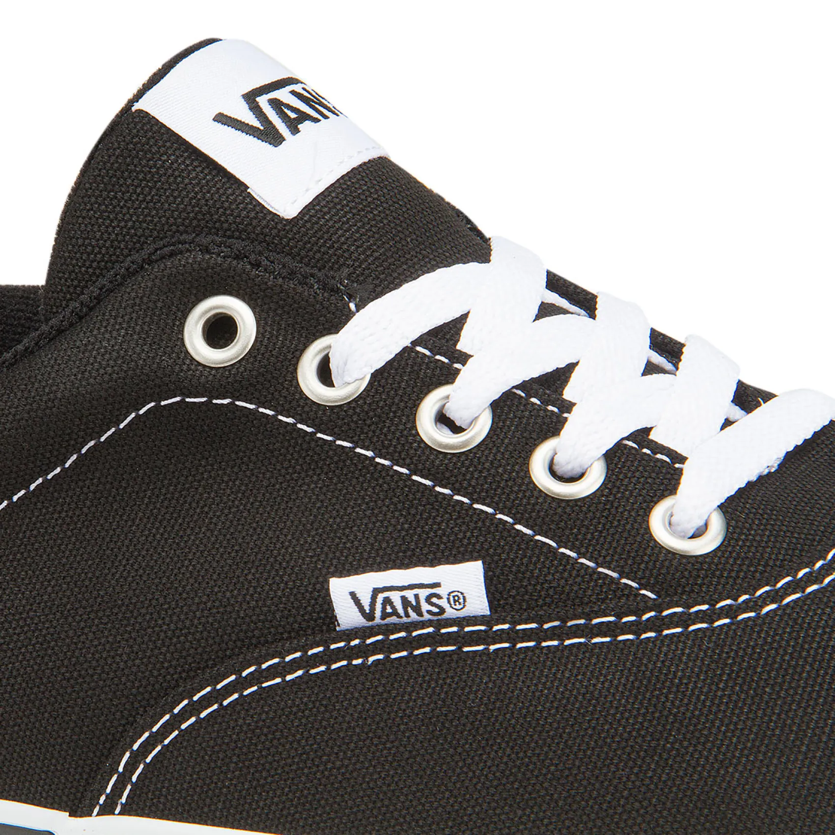 Sneaker|Leinenschuhe|vans Sneaker in Übergrößen Schwarz