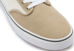 Sneaker|Leinenschuhe|vans Sneaker in Übergrößen Beige