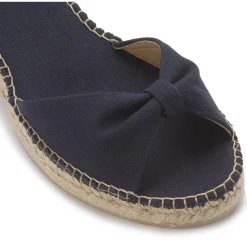 Espadrilles|Sandalen|Horsch Schuhe Wedges in Untergrößen Blau