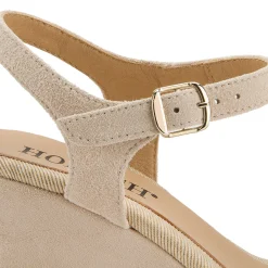 Espadrilles|Sandalen|Horsch Schuhe Wedges in Untergrößen Beige