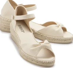 Espadrilles|Sandalen|Horsch Schuhe Wedges in Untergrößen Beige