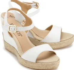 Espadrilles|Sandalen|Horsch Schuhe Wedges in Untergrößen Weiß
