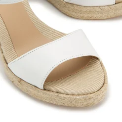 Espadrilles|Sandalen|Horsch Schuhe Wedges in Untergrößen Weiß
