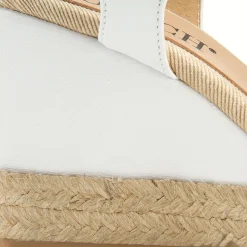 Espadrilles|Sandalen|Horsch Schuhe Wedges in Untergrößen Weiß