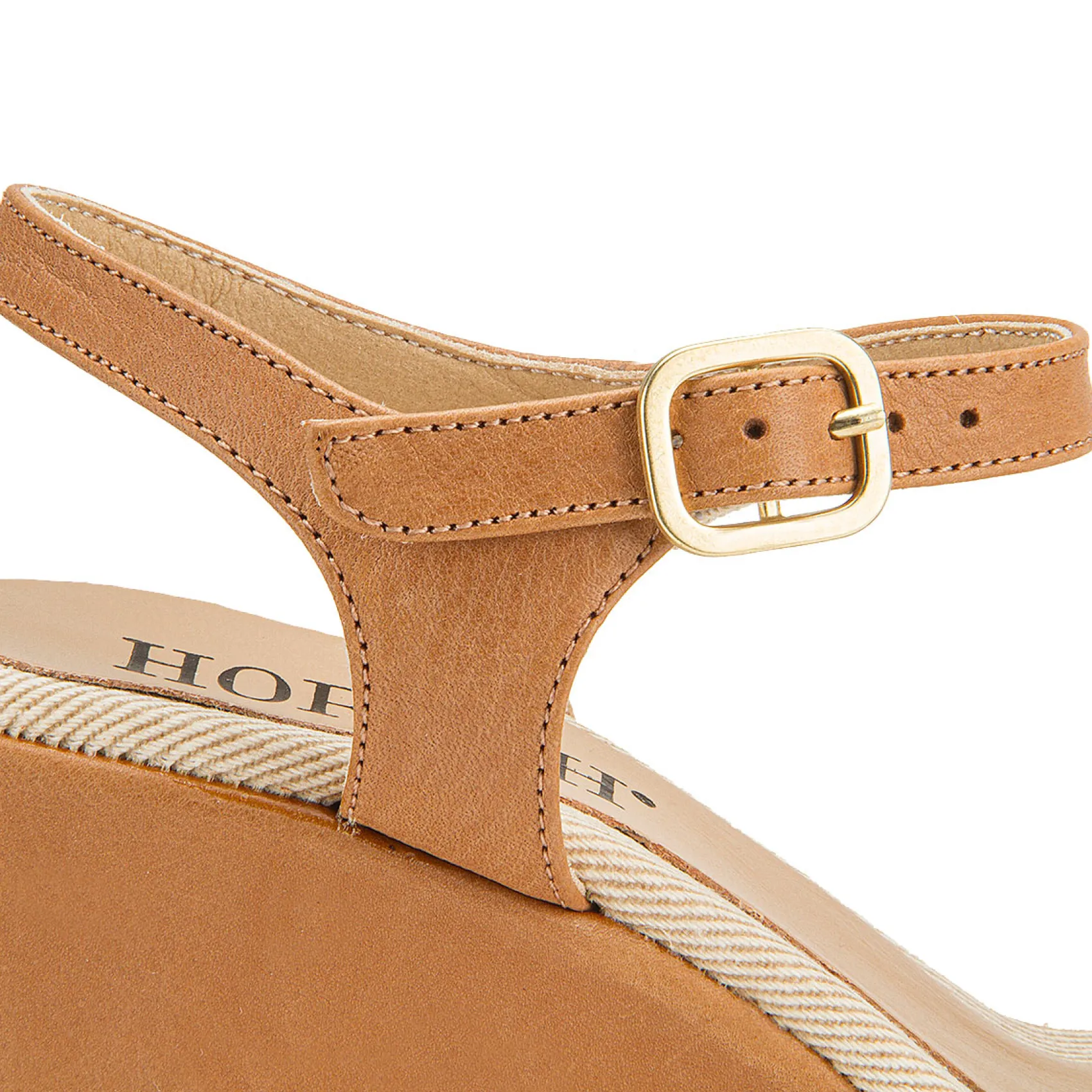 Espadrilles|Sandalen|Horsch Schuhe Wedges in Untergrößen Braun