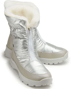 Stiefeletten|Boots|Romika Winterboot in Übergrößen Silber