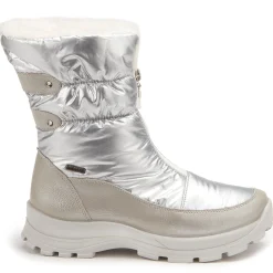 Stiefeletten|Boots|Romika Winterboot in Übergrößen Silber