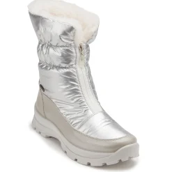 Stiefeletten|Boots|Romika Winterboot in Übergrößen Silber