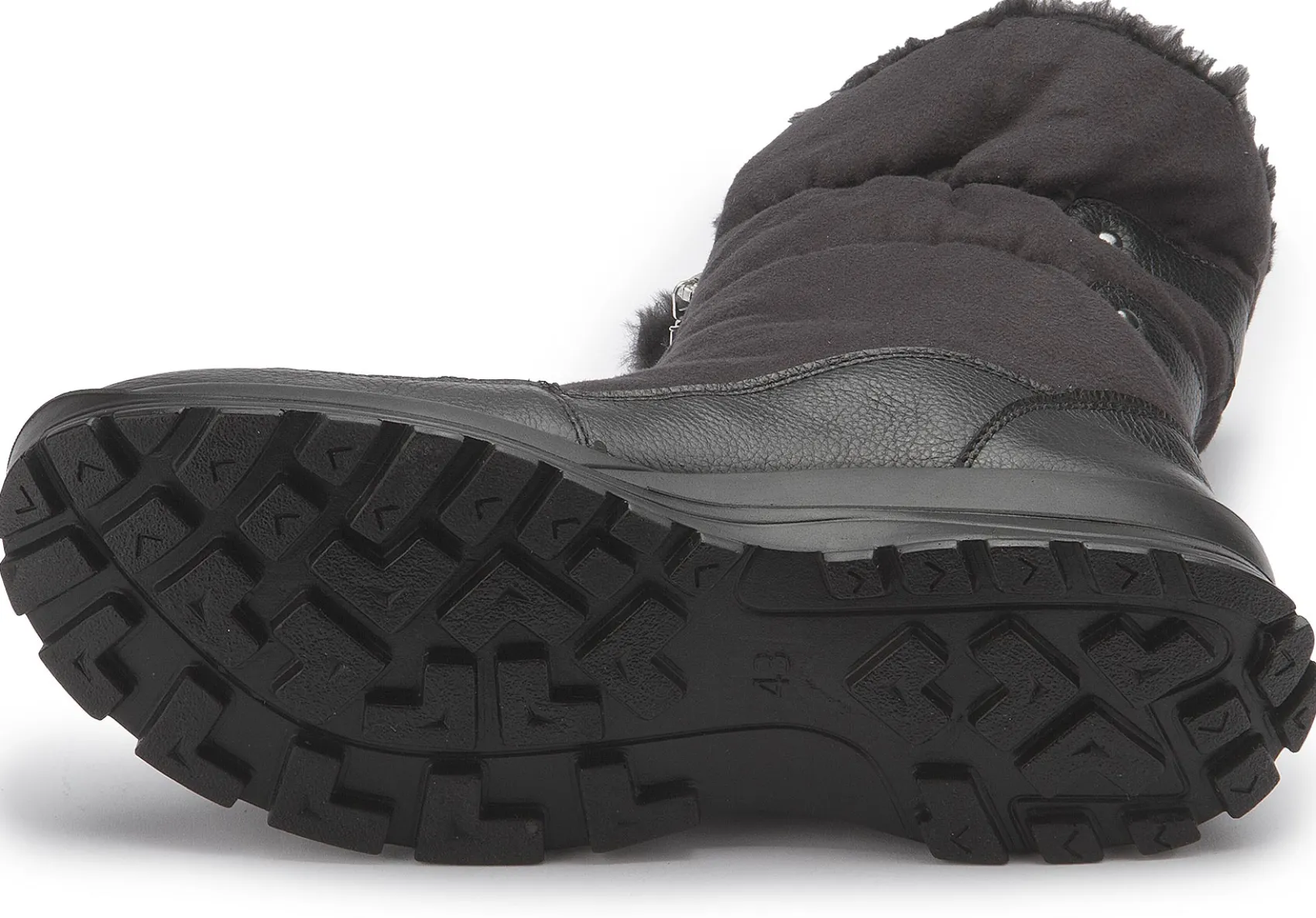 Stiefeletten|Boots|Romika Winterboot in Übergrößen Schwarz