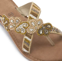 Zehentrenner|Sandalen|Horsch Schuhe Zehentrenner in Übergrößen Multicolor