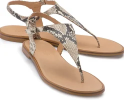 Zehentrenner|Sandalen|Horsch Schuhe Zehentrenner in Übergrößen Multicolor