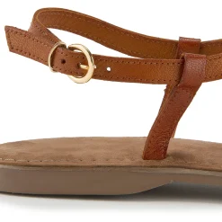 Zehentrenner|Sandalen|Horsch Schuhe Zehentrenner in Übergrößen Braun