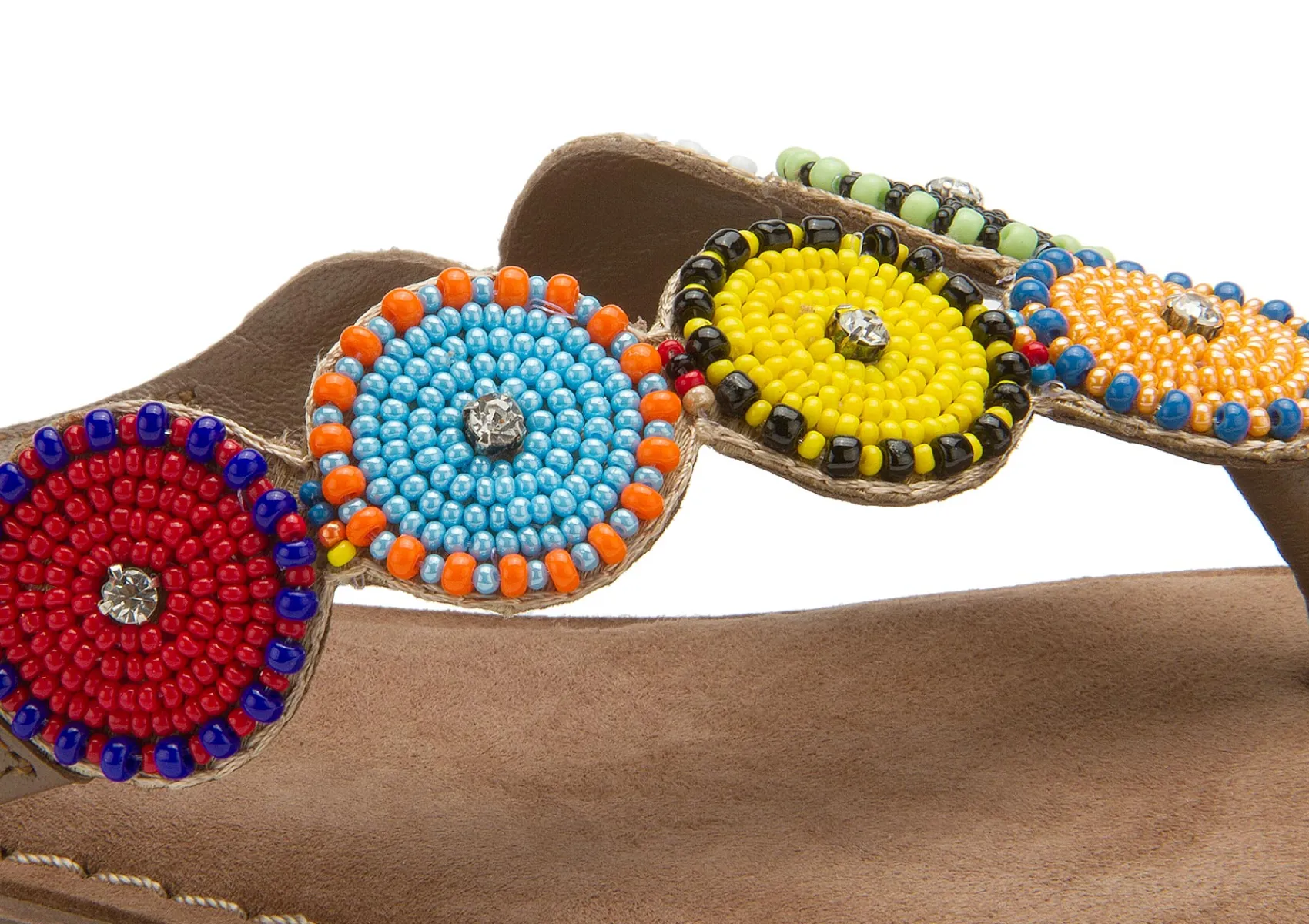 Zehentrenner|Sandalen|Horsch Schuhe Zehentrenner in Übergrößen Multicolor