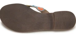 Zehentrenner|Sandalen|Horsch Schuhe Zehentrenner in Übergrößen Multicolor