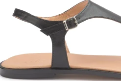Zehentrenner|Sandalen|Horsch Schuhe Zehentrenner in Übergrößen Schwarz