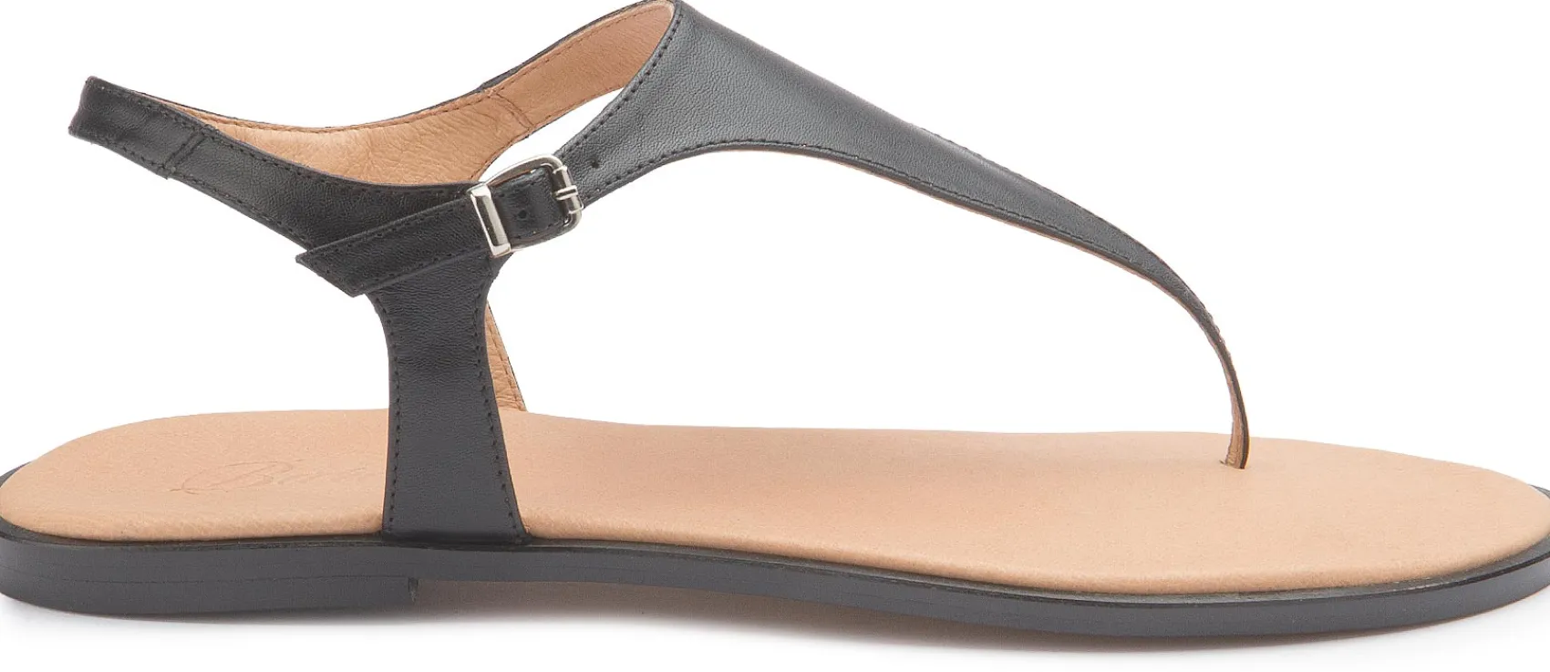 Zehentrenner|Sandalen|Horsch Schuhe Zehentrenner in Übergrößen Schwarz