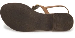 Zehentrenner|Sandalen|Horsch Schuhe Zehentrenner in Übergrößen Braun