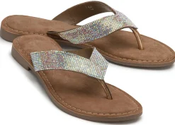 Zehentrenner|Sandalen|Horsch Schuhe Zehentrenner in Übergrößen Multicolor