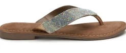 Zehentrenner|Sandalen|Horsch Schuhe Zehentrenner in Übergrößen Multicolor