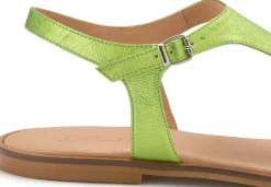 Zehentrenner|Sandalen|Horsch Schuhe Zehentrenner in Übergrößen Grün