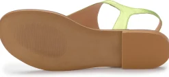 Zehentrenner|Sandalen|Horsch Schuhe Zehentrenner in Übergrößen Grün