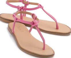 Zehentrenner|Sandalen|Horsch Schuhe Zehentrenner in Übergrößen Pink