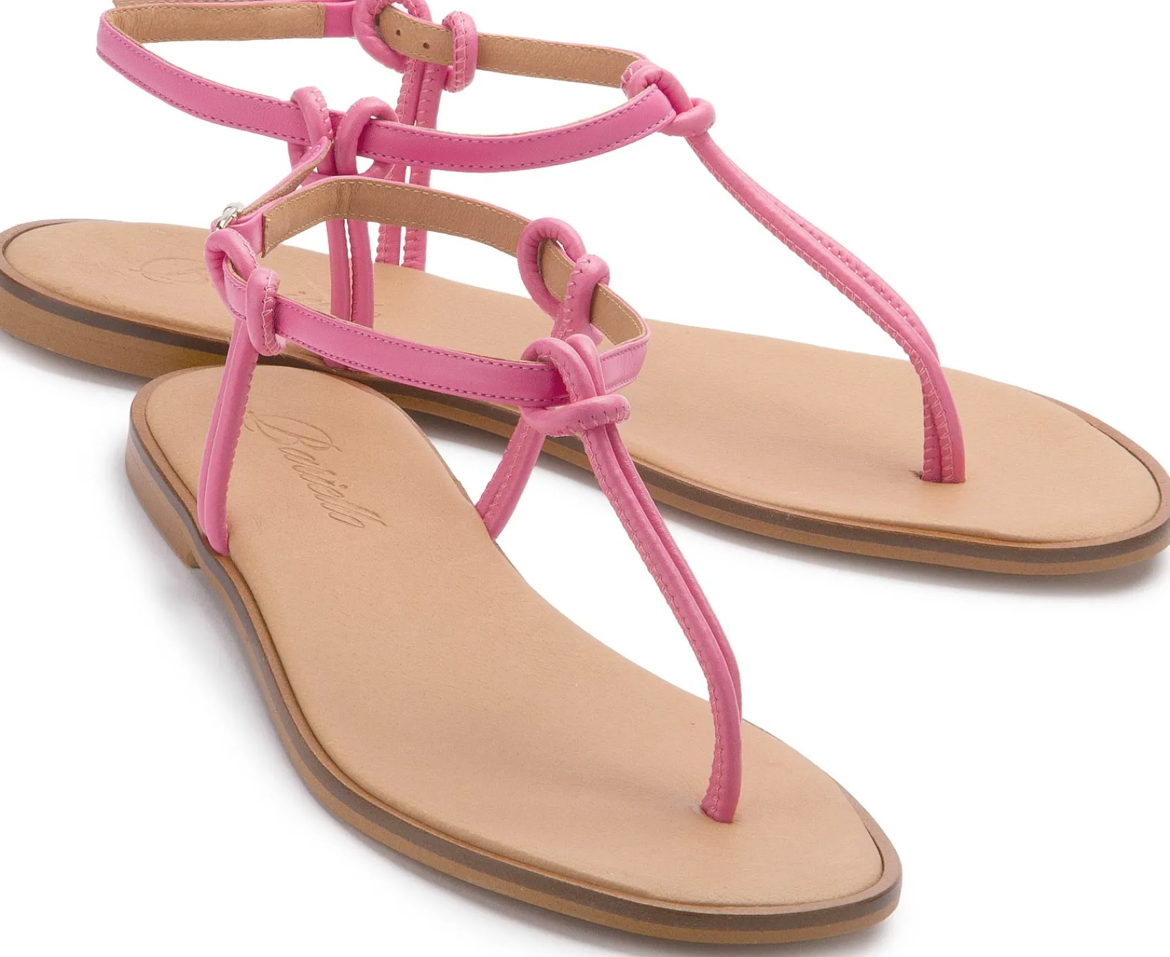 Zehentrenner|Sandalen|Horsch Schuhe Zehentrenner in Übergrößen Pink