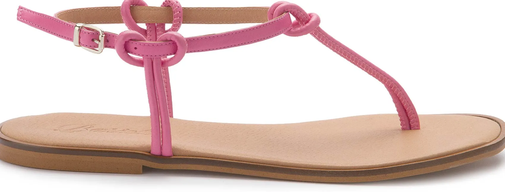 Zehentrenner|Sandalen|Horsch Schuhe Zehentrenner in Übergrößen Pink
