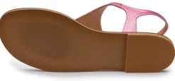 Zehentrenner|Sandalen|Horsch Schuhe Zehentrenner in Übergrößen Pink