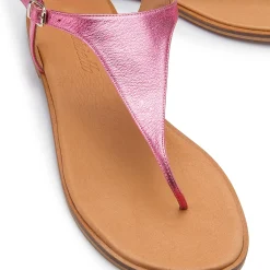Zehentrenner|Sandalen|Horsch Schuhe Zehentrenner in Übergrößen Pink