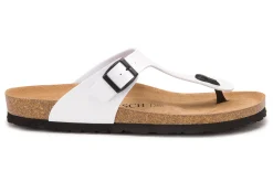 Zehentrenner|Sandalen|Horsch Schuhe Zehentrenner in Übergrößen Weiß