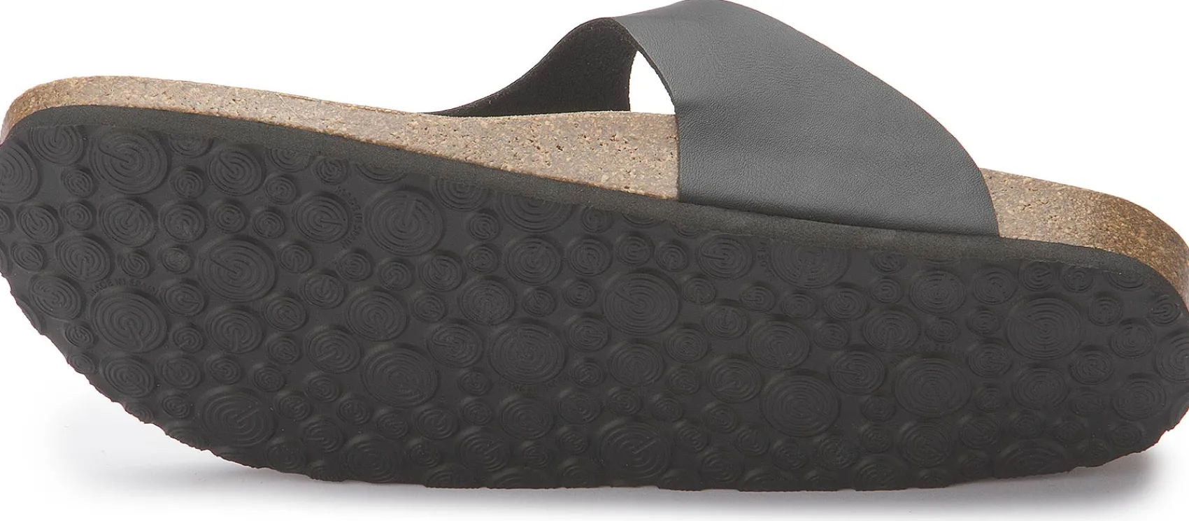 Sandalen|Hausschuhe|Horsch Schuhe Zehentrenner in Übergrößen Schwarz