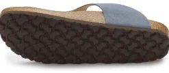 Sandalen|Horsch Schuhe Zehentrenner in Übergrößen Blau