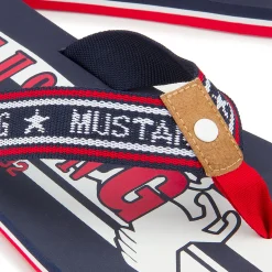 Sandalen|Sandalen|Mustang Herren Zehentrenner in Übergrößen Blau
