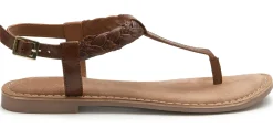 Zehentrenner|Sandalen|Horsch Schuhe Zehentrenner in Untergrößen Braun