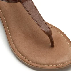 Zehentrenner|Sandalen|Horsch Schuhe Zehentrenner in Untergrößen Braun
