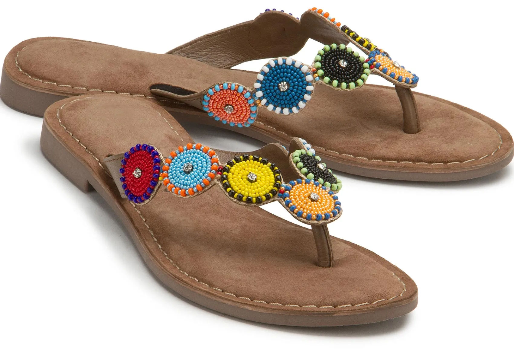 Zehentrenner|Sandalen|Horsch Schuhe Zehentrenner in Untergrößen Multicolor