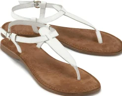 Zehentrenner|Sandalen|Horsch Schuhe Zehentrenner in Untergrößen Weiß