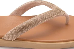 Zehentrenner|Sandalen|Horsch Schuhe Zehentrenner in Untergrößen Gold