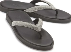 Zehentrenner|Sandalen|Horsch Schuhe Zehentrenner in Untergrößen Schwarz