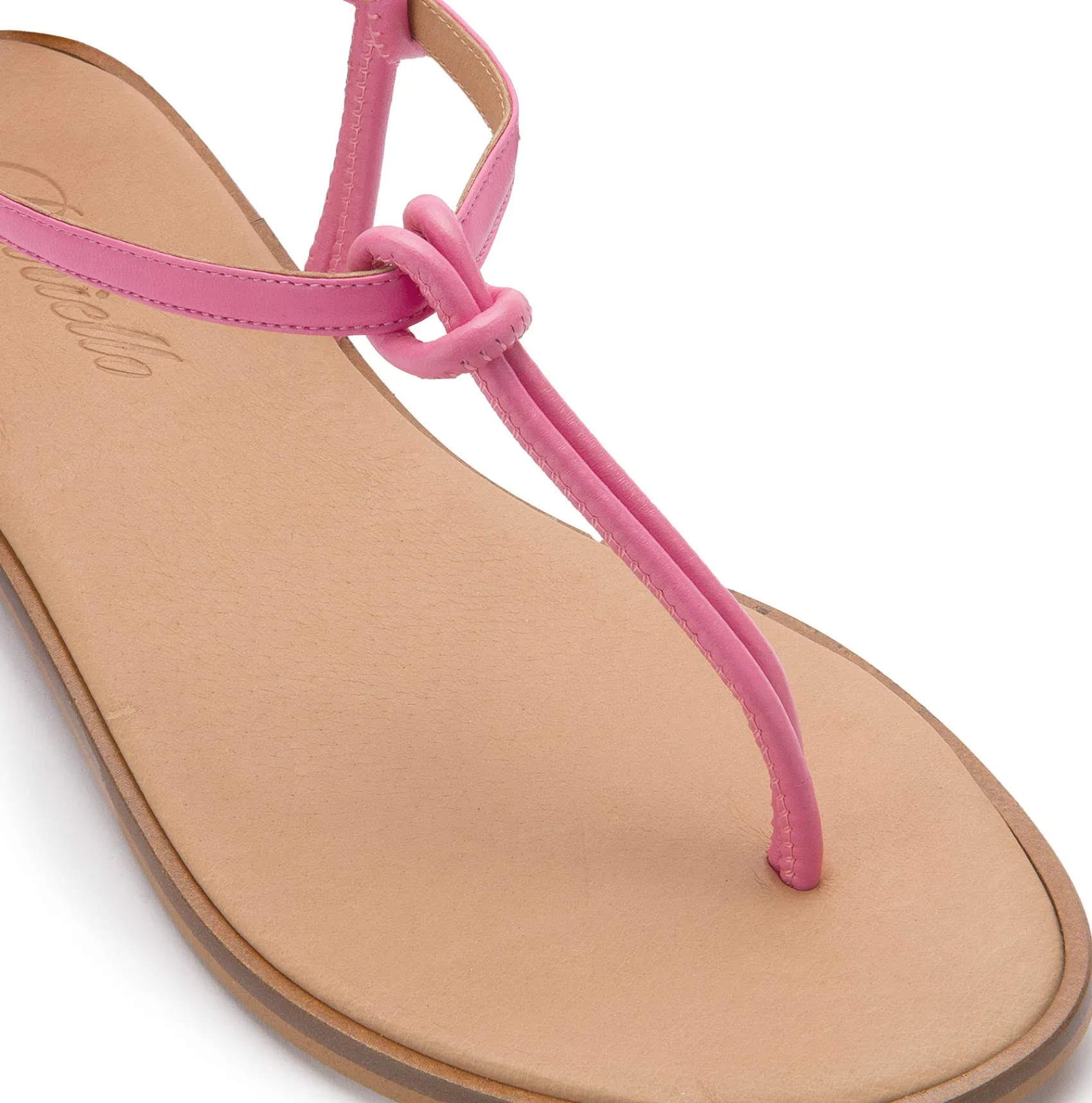 Zehentrenner|Sandalen|Horsch Schuhe Zehentrenner in Untergrößen Pink
