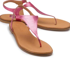 Zehentrenner|Sandalen|Horsch Schuhe Zehentrenner in Untergrößen Pink