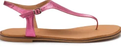 Zehentrenner|Sandalen|Horsch Schuhe Zehentrenner in Untergrößen Pink