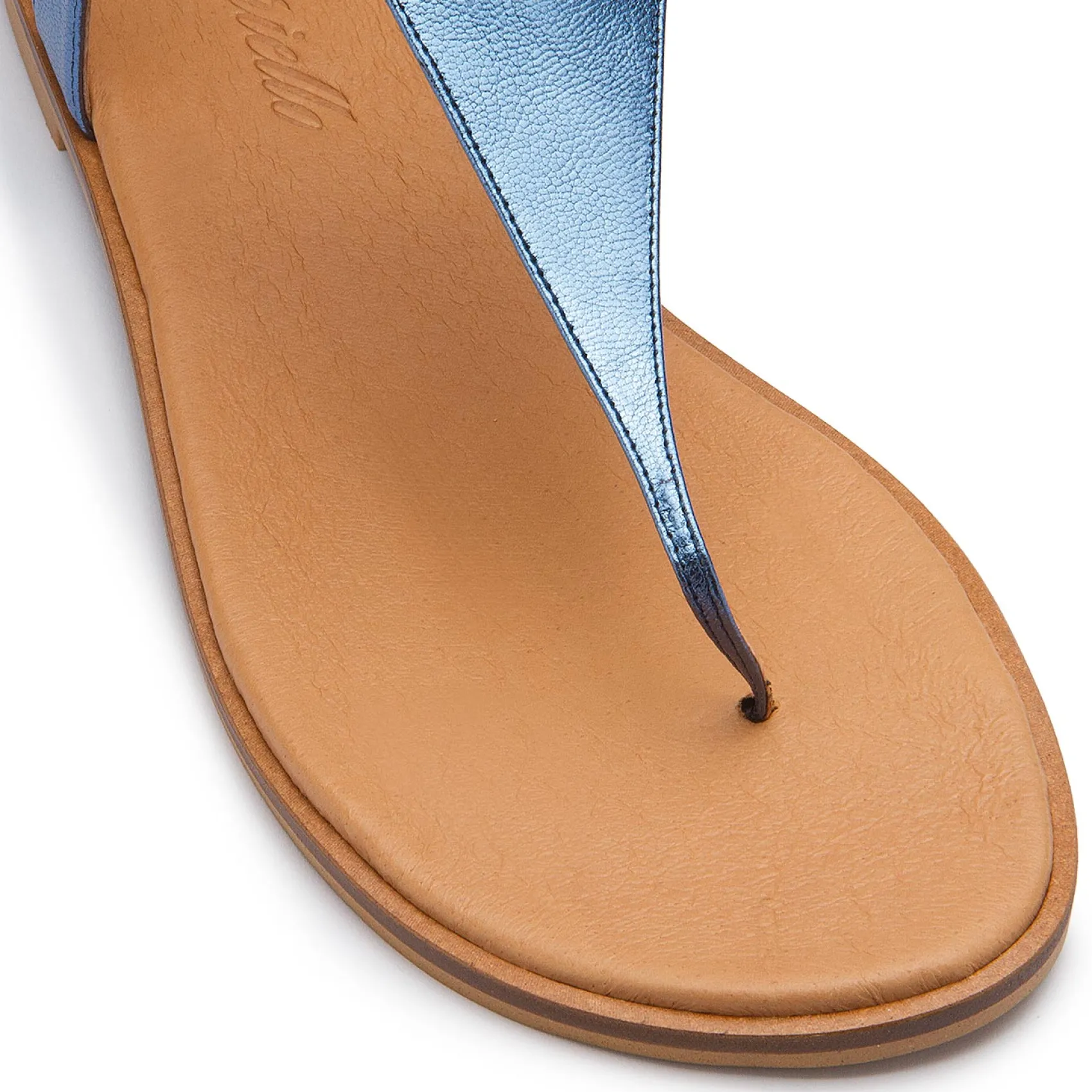 Zehentrenner|Sandalen|Horsch Schuhe Zehentrenner in Untergrößen Blau