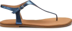 Zehentrenner|Sandalen|Horsch Schuhe Zehentrenner in Untergrößen Blau