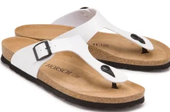 Zehentrenner|Sandalen|Horsch Schuhe Zehentrenner in Untergrößen Weiß