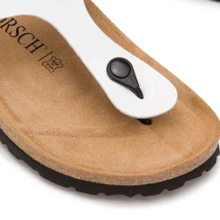 Zehentrenner|Sandalen|Horsch Schuhe Zehentrenner in Untergrößen Weiß